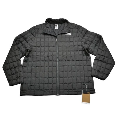 The North Face Thermoball Jacket Mens XL Black Quilted Puffer Full Zip NWT NEW - Image 1 of 4