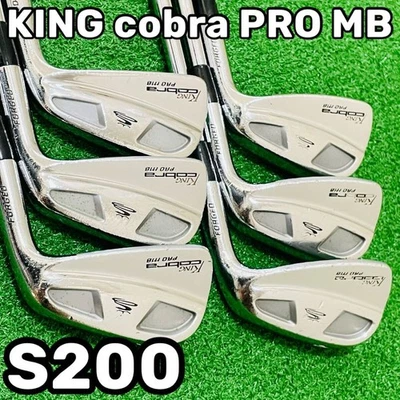 Cobra KING PRO MB FORGED Irons #5-9,Pw(6Clubs)/Dynamic Gold/Flex:Stiff - Image 1 of 4