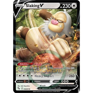 Slaking V Holo 058/078 Pokémon GO *Casi Como Nuevo* - Imagen 1 de 1