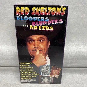 1994 Red Skelton's Bloopers, Blunders, & Ad Libs Sealed VHS - NEW SEALED! - Picture 1 of 7