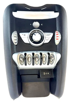 07-13 Mini Cooper R56 OEM Climate Control Panel Toggle Switches Radio Trim - Image 1 of 4