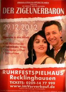 Der Zigeunerbaron - Rechlinghausen 2012 - Veranstaltungs-Poster A1-35 - Picture 1 of 1