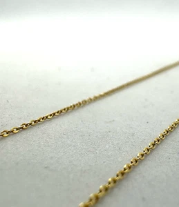 585 Fine Gold Anchor Chain 0.78 G 42.5 Cm Antique Vintage Retro Jewelry - Picture 1 of 3