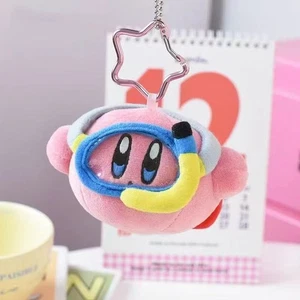 Star Kirby Diving Anime Plush Doll & Keychain Set - Cute Diving Mascot Toy Gift - Picture 1 of 3