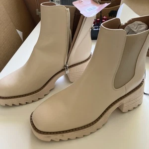 Sam & Libby Größe 9 Chelsea Plateaustiefel mit klobigem Absatz.    BOX3 - Bild 1 von 10