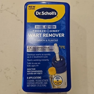 Dr Scholls Dual Action Freeze Away Wart Remover 8 Applications Freeze 06/2026+ - Image 1 of 4