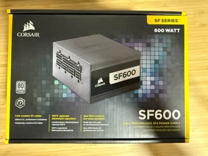 Zasilacz Corsair SF600 | SFX Modułowy 600W | 80+ Platinum | CP-9020182-NA (BEZ KABLA AC - Zdjęcie 1 z 10