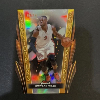 2023-24 Topps Finest Dwyane Wade /74 Show Stoppers Die Cut Miami Heat  - Image 1 of 3