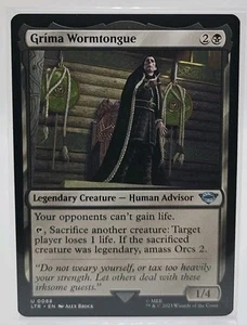 Grima Wormtongue U #88 LTR EN MTG Magic Lord of the Rings - FREE SHIP - Picture 1 of 1