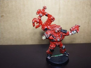 Warhammer 40k Space Marines Techmarine mit Servo-Geschirr zusammengebaut bemalt Metall - Bild 1 von 2