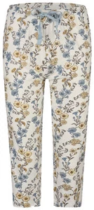 Damen Schlafhose BY LOUISE Mix&Match Capri Pyjamahose Baumwolle Blumen Gr.S NEU - Bild 1 von 2