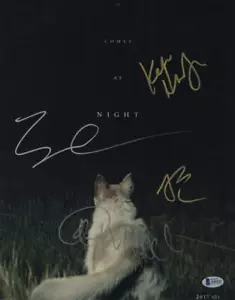 JOEL EGERTON +3 AUTÓGRAFOS FIRMADOS ELENCO - VIENE DE NOCHE 11x14 FOTO, PÓSTER - Imagen 1 de 1