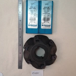 1 NEW INGERSOLL 57N8B0414R02 FACEMILL W/ 18 LNE 323-002. 45 DEGREE USA MADE K421 - Picture 1 of 10