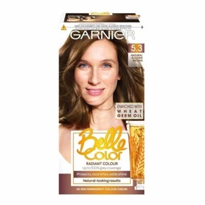 Garnier Belle Color Brown Hair Dye Permanent, 5.3 Natural Golden Brown - Picture 1 of 8