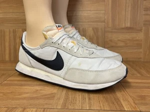 RARE🔥 Size 12 - Nike Waffle Trainer 2 White Black DH1349-100 Men's Shoes - Picture 1 of 9