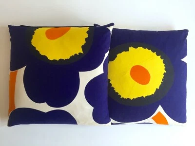 MARIMEKKO RARE ORIG VTG 1960'S SCANDINAVIAN MID CENTURY MODERN THROW PILLOWS  - Image 1 of 4