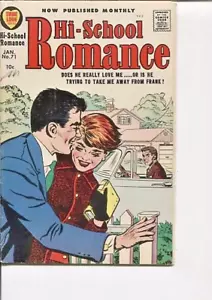 HI-SCHOOL ROMANCE 71 VF SIMON 1958 - Picture 1 of 2