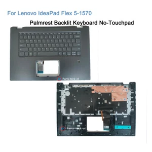 New For Lenovo IdeaPad Flex 5-1570 15.6" Palmrest Keyboard No-Touchpad FPR - Picture 1 of 7