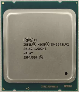 Intel Xeon e5-2648l v2 1.9ghz (2.5ghz) ten cores sr1a2 lga2011 CPU processor - Picture 1 of 2