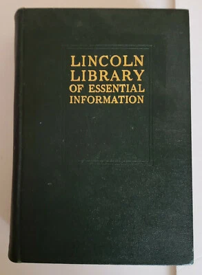 Lincoln Library of Essential Information - Fourteenth Printing - 1944 - Image 1 of 3