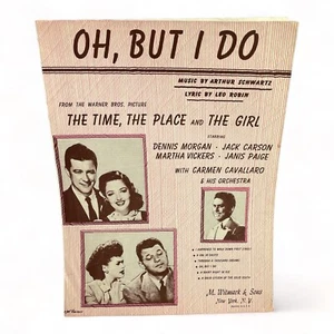 1946 Oh, But I Do Sheet Music Motion Picture The Time, The Place and The Girl - Picture 1 of 7