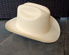 Vintage Safety Cowboy Hard Hat ANSI Class A 1997 Beige Cream Western Outlaw