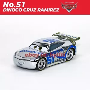 Mattel Disney Pixar Cars 3 Dinoco Cruz Ramirez 1:55 Diecast Car Toys, NEW Loose - Picture 1 of 6