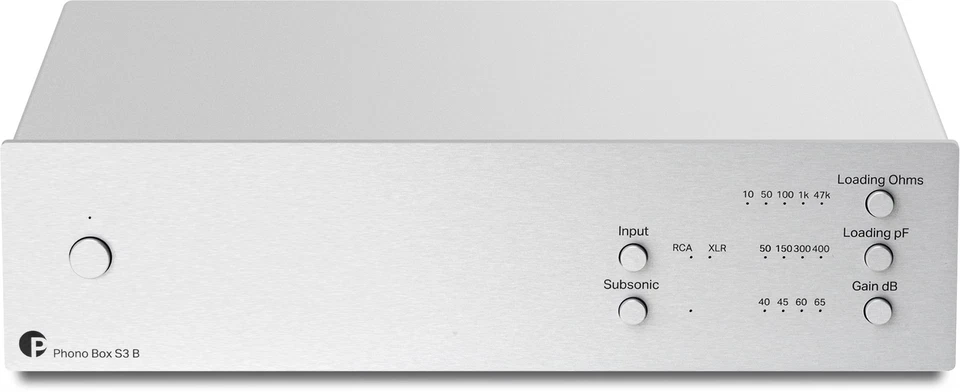 Pro-Ject Phono Box S3 B Phono-Vorstufe - Silber (9120097829269)