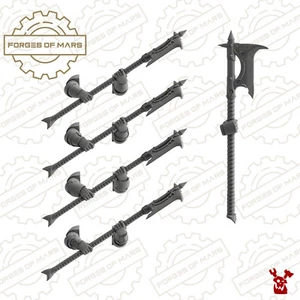Marines - Alpha Krakens - Weapons - Halberds (x5) - Imagen 1 de 1