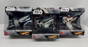 Hot Wheels Star Wars Raumschiffe Select 3er Pack Gunship, Interceptor, Infiltrator - Bild 1 von 17