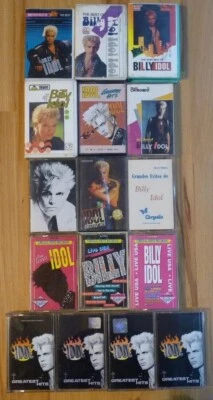 BILLY IDOL - COMPILATIONS - 17  KASSETTEN/TAPES - SAMMLUNGSAUFLÖSUNG (10) - Bild 1 von 4