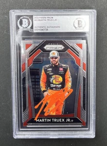 MARTIN TRUEX JR SIGNED AUTOGRAPH 2020 PANINI PRIZM CARD #23 BECKETT BGS BAS - Picture 1 of 2