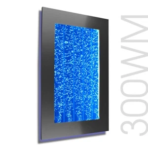 300WMB 30" Wall Mount Bubble Wall LED Indoor Fountain Water Feature Black - Picture 1 of 7