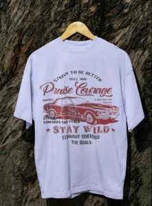 Praise Courage Stay Wild, Camisa Retro Coche, Camiseta Coche Vintage, Camiseta Mónaco - Imagen 1 de 2