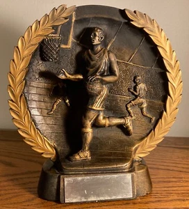 Unique EARLY BASKETBALL TROPHY ~ Very Detailed ~ 3D Sculpture - Picture 1 of 10