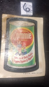 1973 Topps Wacky Extra Strong Commie Cleanser