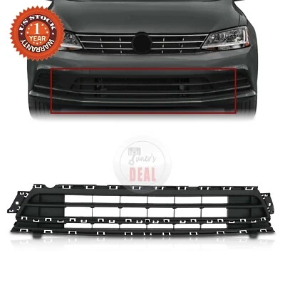 Parrilla de barra frontal de parachoques sin sensores para Volkswagen Jetta 2015 2016 2017 2018 Foto 1 de 4