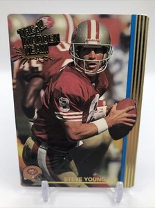 1993 Action Packed Football Steve Young All Madden Team Card #24