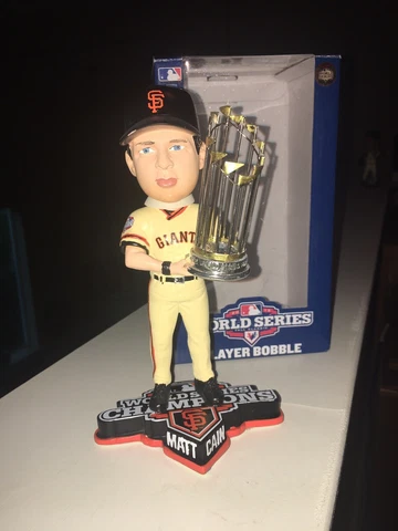 2012 Matt Cain World Series Trophy SF San Francisco Giants Bobblehead AT&T MLB Cover