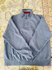 Men?S Orvis 1/4 Zip Signature Sweatshirt Pullover Size: Xl Blue