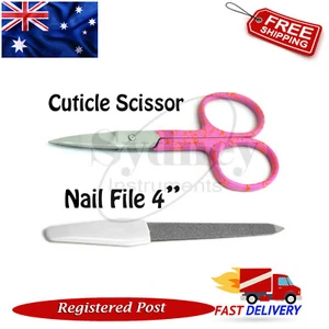 Cuticle Nail Scissors Eyebrow Hair Trimmer Extra Fake Nail Trimmer  - Picture 1 of 6