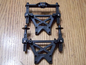 Fits Traxxas 4910 2.5 T-Maxx Front & Rear Shock Towers & Body Mounts 3906 E-Maxx - Picture 1 of 2