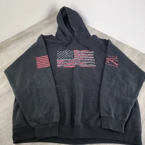 Grunt Style Sweatshirt Kapuzenpullover Herren 2XL amerikanische Flagge USA 1776 Verteidigung - Bild 1 von 9