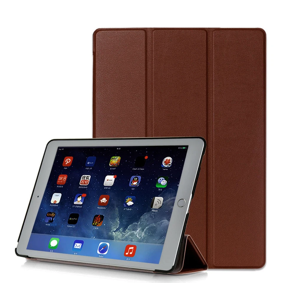 Housse de Protection pour Apple IPAD Air 2 9.7 Pouces Smart Etui Mince Livre - Photo 1/4
