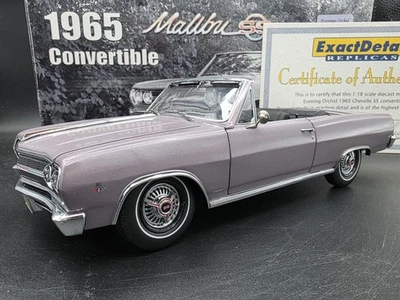 Exact Detail 1965 Chevy Chevelle Malibu SS Convertible 1:18 Diecast Model Car - Image 1 of 4