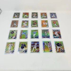X-Fractor & Refractor 20 Card Lot 2021 Topps Chrome Xfractor Parallels No Dupes - Picture 1 of 7