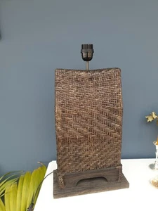 Large Rattan Lamp - Picture 1 of 5