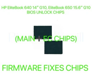 HP EliteBook 640 14 inch G10, EliteBook 650 15.6 inch G10, NO PASSWORD BIOS CHIP - Picture 1 of 3