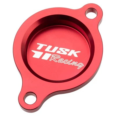 Tusk Aluminum Oil Filter Cover Red For HONDA CRF450R 2017-2024 - Изображение 1 из 4