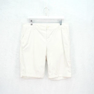 Белые шорты Liz Claiborne Chino -12 36 / 10,5 - средняя посадка хлопок спандекс - Изображение 1 из 4